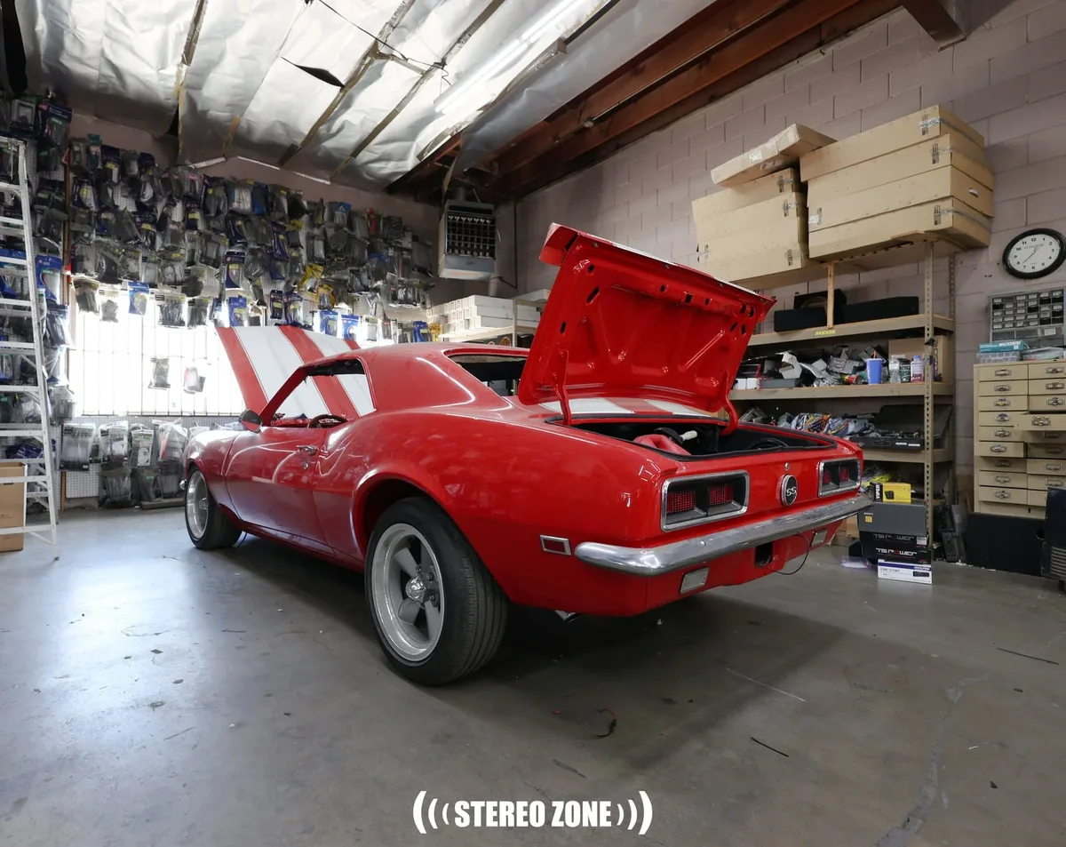 Placeholder for complete car audio system build photo